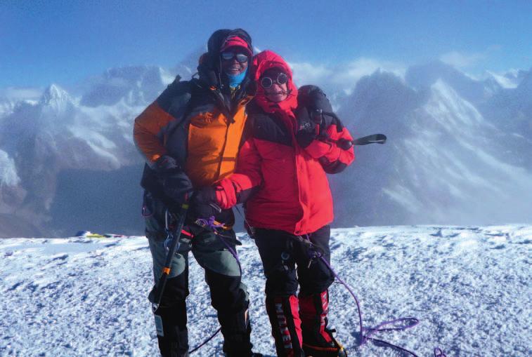 Aus dem Sektionsleben Katja Franiek erreichte den Gipfel des Mera Peak Am 23.10.