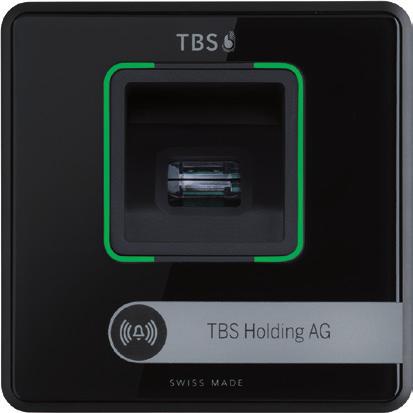 Spannungsversorgung TBS Netzwerkadapter RJ45 TBS Türkontroller TB-2D-MINH-UP TBS 2D Fingerprint Leser mit Klingel Berührungsbasierter Biometriesensor für Sicherheit und Anwenderfreundlichkeit am