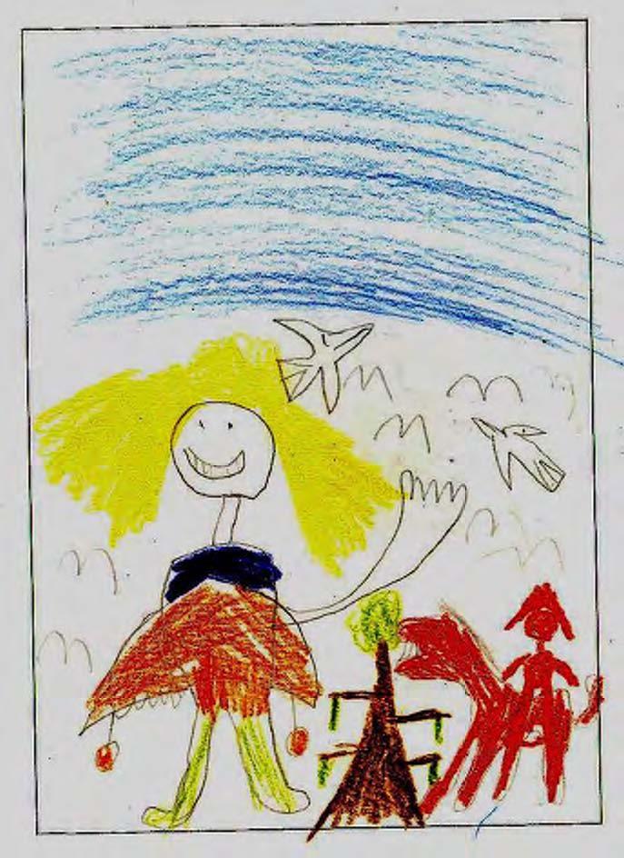 Ein Tuch als Requisit Märchenraten Die Kinder stehen im Kreis. Ein Kind nutzt das Tuch als Märchenrequisit und stellt eine Märchenfigur dar.