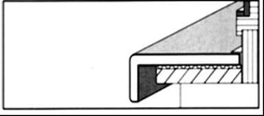 17 prohpl Fachgruppe Dekorative Schichtstoffplatten Je nach verwendetem Winkel und zukünftiger Belastung sollten Abstände von ca. 600 bis 800 mm nicht überschritten werden.