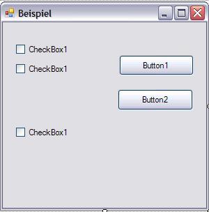 Bentley Technical Support ProStructures.Net - Zusatzprogrammierung Als nächstes benötigen wir noch Checkboxes für die Auswahl der einzelnen Bearbeitungen.