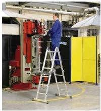 Daher muss vor jeder Leiterneueinstellung unbedingt überprüft werden, ob die Gelenke vollständig einrasten (siehe Bild 30).