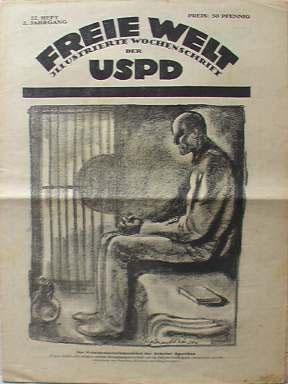 Dieses ist Tucholskys erster Beitrag in der Illustrierten Wochenschrift der USPD Freie Welt, an der er bis zu ihrem Ende 1922 regelmäßig mitarbeitete.
