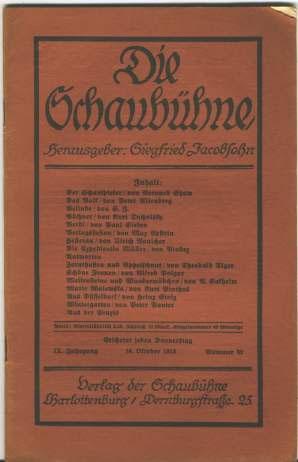 Kurt Wolff Verlag 1913 1911 besuchte Tucholsky gemeinsam mit Szafranski den Schriftsteller Max Brod in Prag, dem er vorher eine erste Fassung von Rheinsberg zugeschickt hatte und der den Kontakt zum