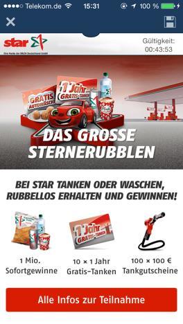 Best practice clever-deal Star Tankstellen - Gewinnspiel