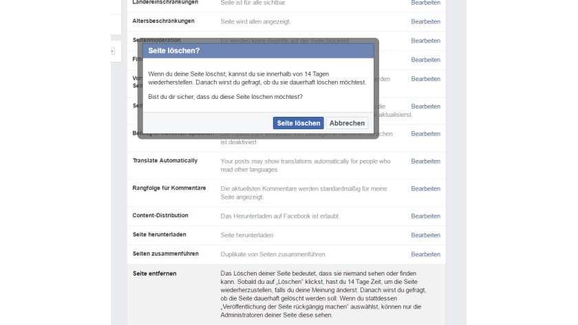 25.02.17 22:01 Deaktivierung durchführen - Facebook Konto löschen - TecChannel Wo... Nach einer Klickorgie kommen Sie in den Einstellungen von Facebook zum Bereich, in dem Sie ein Profil löschen können.