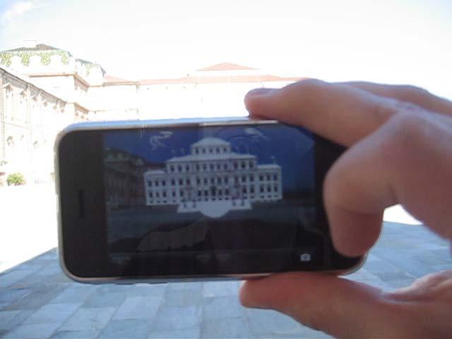 Snapshot Augmented Reality iphone / Android Erweiterte Fotografie: Foto wird mit kontextsensitiven Informationen