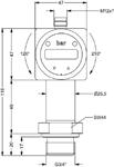 PN [bar] 0 0 Abmessungen in mm size ¾ DN DN DN 0 A B 0. 0. 6 PN [bar] 8 6 6 6 Bei SIL und SILEx Ausführung erhöht sich die Gesamtlänge um 6, mm!