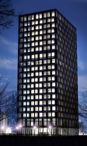 LifeCycleTower, Dornbirn (Vorarlberg) Ein Hybrid-Holzhaus mit bis zu 30 Stockwerken 90 %