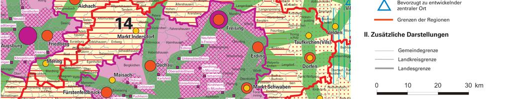 Im Landesentwicklungsprogramm Bayern 2006 ist die Stadt Pfaffenhofen a.d. Ilm als Mittelzentrum eingestuft, das zudem auf der zwischen den Oberzentren München und Ingolstadt verlaufenden Entwicklungsachse positioniert ist.