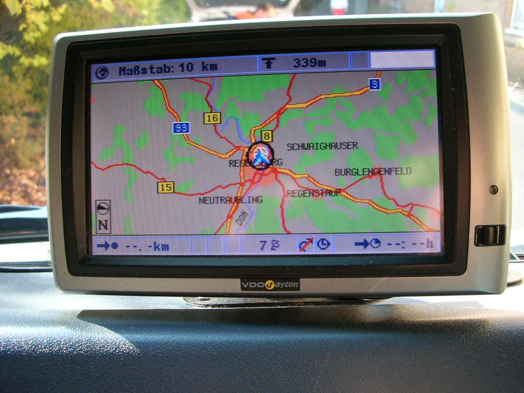 Navigation GPS Navigationssystem VDO Dayton MS 5400 mit TMC 16:9