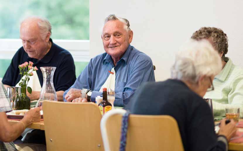«Hier schmeckt es mir immer «Franz Kälin, Stammgast im Restaurant der Stiftung Alpbach «Das Essen ist wichtig, auch wenn man schon älter ist.