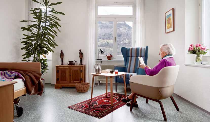 Wohnen mit Betreuung Für Menschen mit psychischen Langzeiterkrankungen Im Lenggasshüüs bietet die Stiftung Alpbach 40 Einzelzimmer für Menschen, welche aufgrund einer psychischen Langzeiterkrankung
