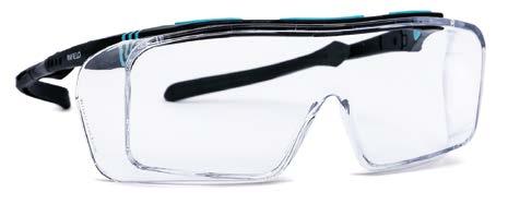 Augenschutz 8,40 Überbrille Ontor In Länge und Neigung individuell einstellbare Überbrille zum Tragen über einer Korrekturbrille. Ein spezielles Softpolster am Brillenbügel schützt vor Seitenstößen.