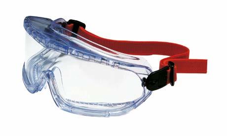 Augenschutz Kratzfest Überbrille 8,70 Sportliche Vollsichtbrille mit 180 Sichtfeld für Weitblick ohne Verzerrung, die über viele Korrekurbrillen und gemeinsam mit Atemschutz getragen werden kann.