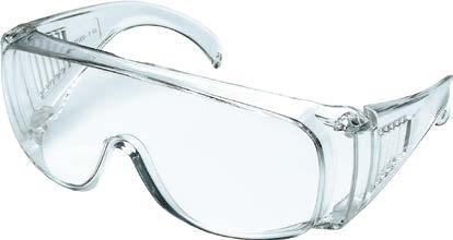 Augenschutz 2,80 Die klassische Besucherbrille, die auch gerne als günstige Alternative für den Kurzzeitgebrauch verwendet wird.