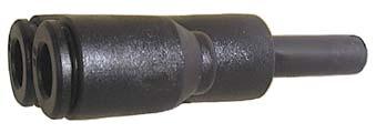 Art. B30 Y - Stück mit Stecknippel Y - Coupling with socket nipple B30 = Y - Stück, mit Stecknippel / Y - coupling, with socket nipple Schlauch- Ø * 0404 = 4 mm 4 mm 0406 = 6 mm 4 mm 0408 = 8 mm 4 mm