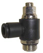 Art. B38 Drosselventil, schwenkbar Throttle valve, swivelling B38 = Drosselventil, schwenkbar, schraubenzieherbetätigt / Throttle valve, swivelling, screwdriver operated L4 0605 = M5 6 mm * max L4