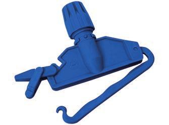 Schnellverschlußhalter Für Nasswischmopp aus Kunststoff Farbe blau 937030 50 Stück im Karton Bodenwischsysteme