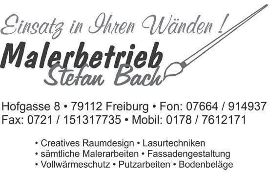 Neueröffnung in Opfingen, Unterdorf 7 Barhofer GBR Unterdorf 7, 79112 Freiburg Opfingen Tel.