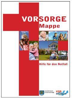 Ab heute ist bei den Städten und Gemeinden im Bodenseekreis und im Landratsamt die neue Vorsorge-Mappe Hilfe für den Notfall erhältlich.