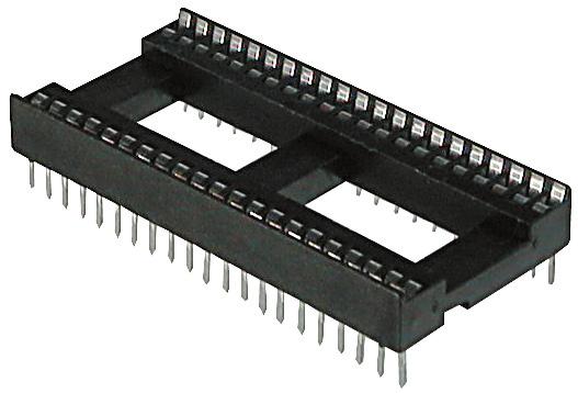 IC-Fassungen, Low-Cost-Ausführung, Raster 1.778mm IC-socket, low-cost-version, pitch 1.