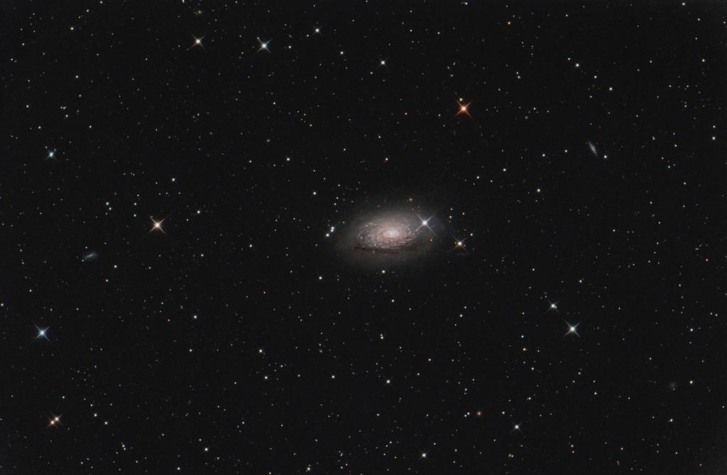 Galaxie Messier 63 Spiralgalaxie im Sternbild Jagdhunde Aufnahme vom 09.02.