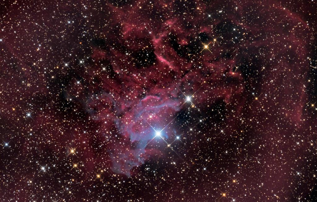 IC 405 Flaming Star Nebula 30. November, 1., 2. und 3.