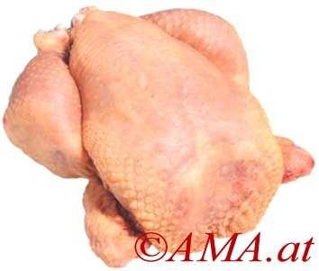 Rezept 2: Fleischmahlzeit mit Knochenanteil Ein ganzes handelsübliches Hähnchen wiegt ca. 1000g. Dieses ist bereits ausgenommen, sodass die fehlenden Innereien ersetzt werden müssen.