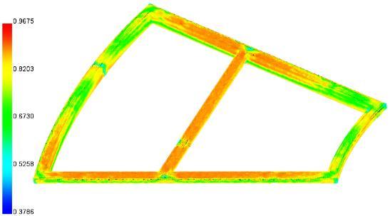 Spannung [MPa] Ergebnisse der Berechnung Moldflow ANSYS 70 Werkstoff 60 50 40