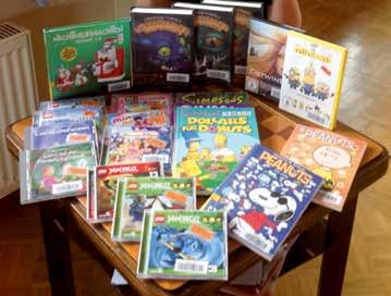 Wir konnten unser CD-Angebot um 10 CDs erweitern; die Serien Lego Ninjago, Lego City, Die Drei!
