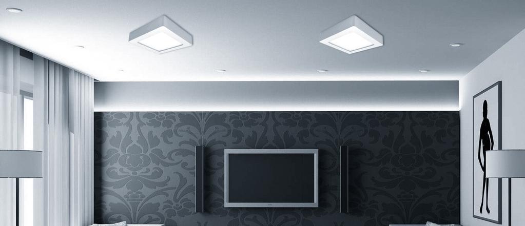 LED EIN- / UNTERBAUPANEL / dimmbar Produkteigenschaften Leuchte mit integriertem dim.