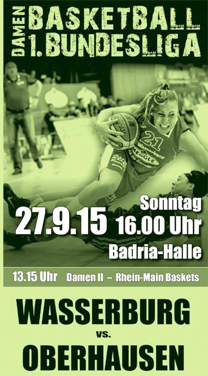 Wer ist dabei beim Auftakt der neuen Basketball-Saison in Wasserburg? Am kommenden Sonntag freuen sich alle Fans auf das erste Heimspiel der ersten Bundesliga 2015/2016!