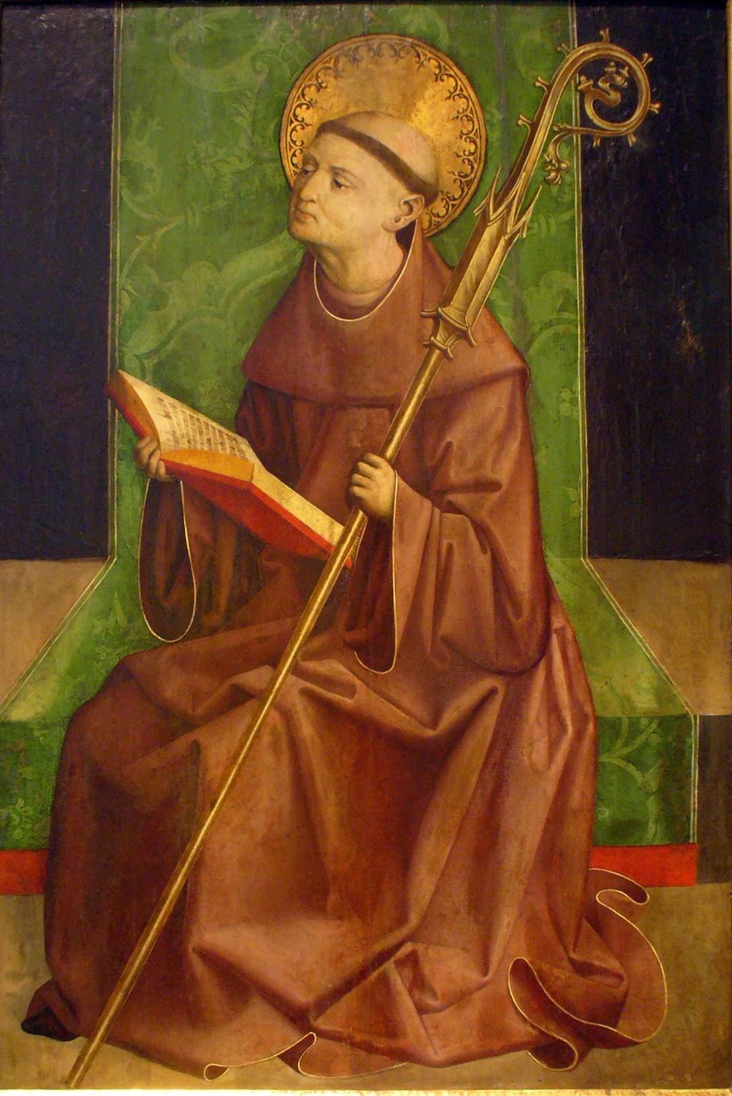Abb.183 Heiliger Benedikt, um 1500, Regensburg/Histor.