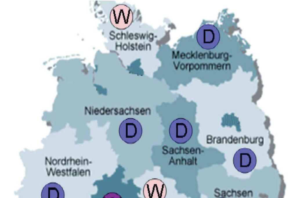 Stand Einführung der Doppik in Deutschland D: Doppisches Kommunales Haushaltsrecht W: Wahlrecht zwischen