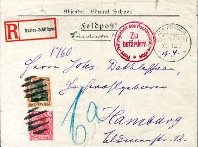 vom Oberrand im Plattendruck, Fotoattest Jäschke BPP. 86IdPOR 1 1.500,- 200,- 5342 Andruckproben der Reichsdruckerei: 5 Pfg. grün und 10 Pfg.