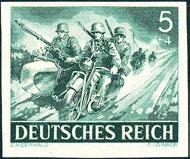 DEUTSCHES REICH DIENSTMARKEN 441 5815 Machtergreifung mit Sonderstempelmarke und Hitler 3 und 12 Pfg. auf schönem Bedarfs-Eilbotenbrief mit Stempel STUTTGART 30.1.43 in die Schweiz, Zensur-Verschlußkleber.