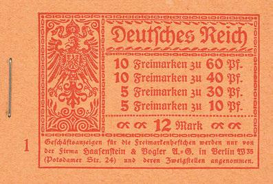 446 DEUTSCHES REICH MARKENHEFTCHEN 5910 Germania, tadellos postfrisch.