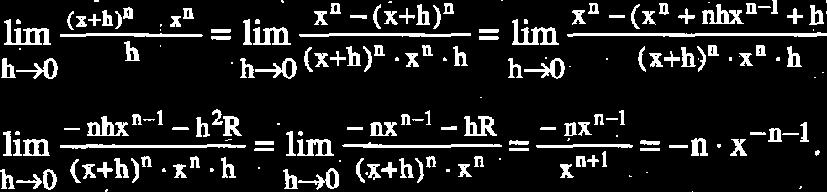 0.0.06 Ableitung Eins durch æ ö ç ' - ; 0 ¹ è ø Potenzregel für nega- -n n- tive Eponenten ' -n ; nî, ¹ 0 æ ö n ç n ' - è ø n- 0.0.06 /6 0.0.06 /6 Potenzregel für negative Eponenten Beispiele Produktregel Sind y f() und y g() differenzierbar, so ist es auch das Produkt yf().