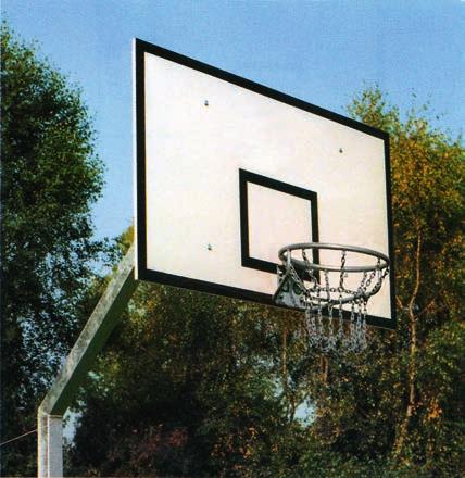 Standpfosten aus Stahlrohr Ø 12 mm, verzinkt Basketballständer Art.-Nr. 0.