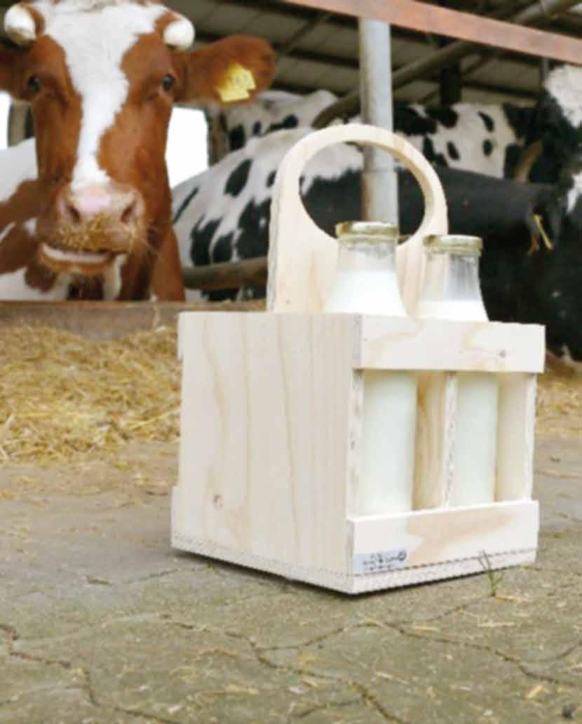 30 Werkstätten Aus der Region für die Region Lebenshilfe stellt Tragekörbe für Milchflaschen her Der Trend geht zur Milchtankstelle: Weil die Milchpreise sinken, vermarkten viele Landwirte ihre Milch
