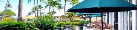 Aqua Kauai Beach Resort * * * / * Lihue Hanamaulu Bay Romantisches Strandhotel am tropischen Garten.