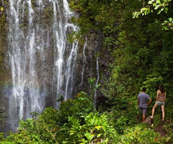 INSEL KAUAI UNSER TIPP Einige der vegetationsreichsten Regionen der Insel können nur per Hubschrauber erreicht werden. Daher ist eine Tour mit dem Hubschrauber sehr zu empfehlen.