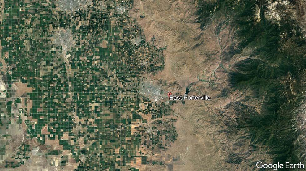 Dürre in Kalifornien Aufträge zum Video Auftrag 1: a) Gib bei Google Earth oder Google Maps den Ort East Porterville ein und beschreibe und interpretiere das Satellitenbild.