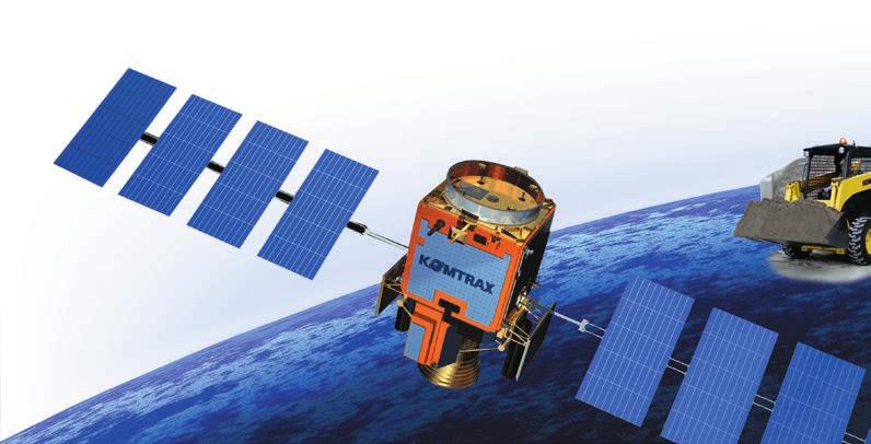 Komatsu Satellite Monitoring System KOMTRAX ist ein innovatives Maschinenerfassungssystem, das dem