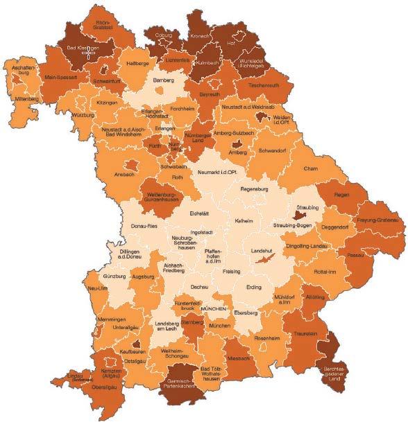Durchschnittsalter in Bayern Durchschnittsalter der Bevölkerung am 09.05.