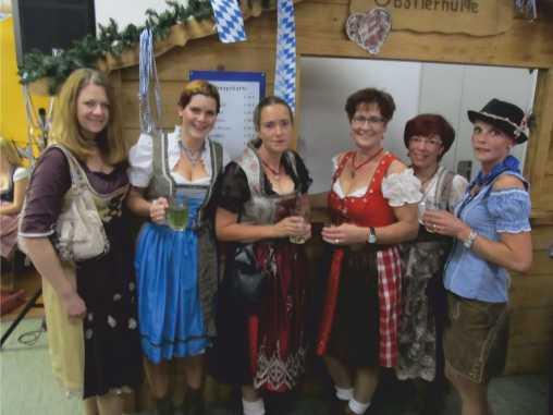 Mal veranstaltete der Kirchenchor St. Nikolaus sein traditionelles Oktoberfest im Bürgerhaus.
