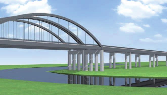 BRÜCKENSCHLAG... Planen, Bauen, Prüfen und Erhalten Straßenbrücken in Schleswig-Holstein Visualisierung der neuen Störbrücke in Itzehoe, zzt.