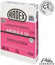 16 FLIESENKLEBER UND NATURSTEINVERLEGUNG ARDEX S 28 NEU MICROTEC Großformatkleber Zement-Basis, mit ARDURAPID-Effekt.