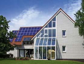 6 Schüco Photovoltaik Ein- und Mehrfamilienhäuser Privater Wohnungsbau Ein- und Mehrfamilienhäuser PV-Anlagen auf privaten Wohnhäusern werden als Renditemodelle und Ausdruck persönlichen